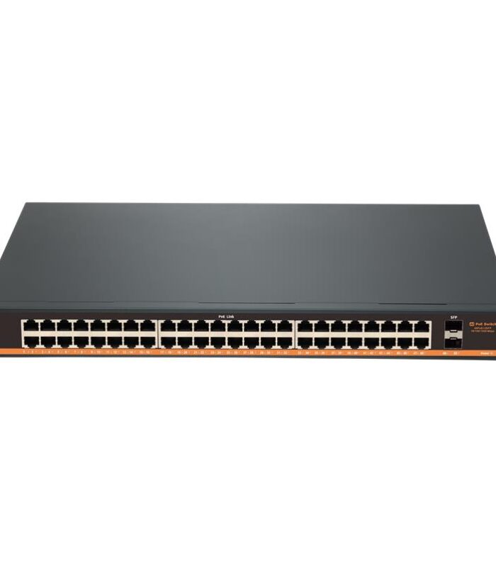 TIWOX TP-G4820-POE800W 48 PORT GIGABIT + 2X 1GB SFP UPLINK RACKMOUNT POE SWITCH