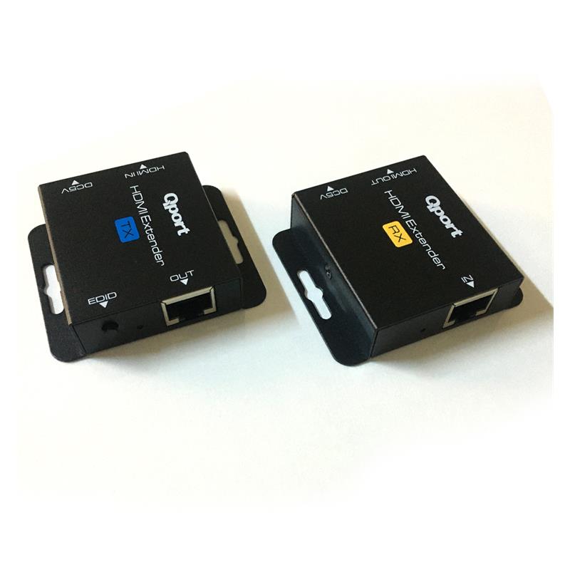 QPORT Q-HEX2 HDMI EXTENDER CAT6 60M 2 Lİ PAKET (ADAPTÖR DAHİL) - Image 2