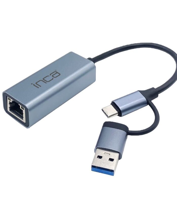 INCA IUTP-01T USB 3.0 TYPE-C 3.1 ETHERNET RJ45 1000MBPS ALUMINYUM KASA