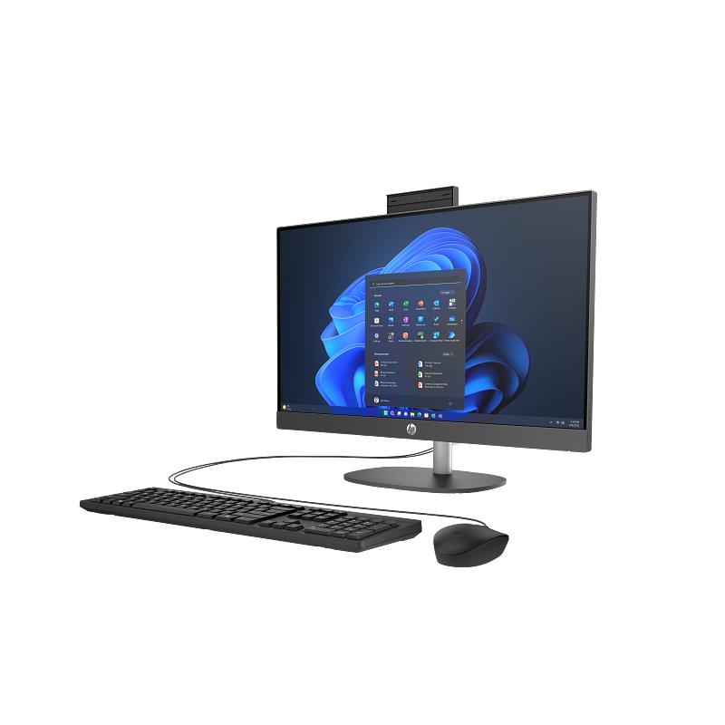 HP AIO PRO 240 G10 D1GD0ET INTEL ULTRA 5-125U 16GB 512SSD 23.8 DOS SİYAH - Image 2