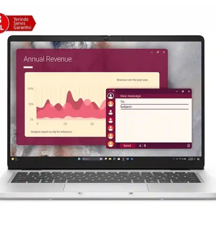 DELL NB PRO 14 ULTRA7 255U 32GB 512SSD DOS BTO108_PC14250_U (3 YIL YERİNDE GARANTİ)