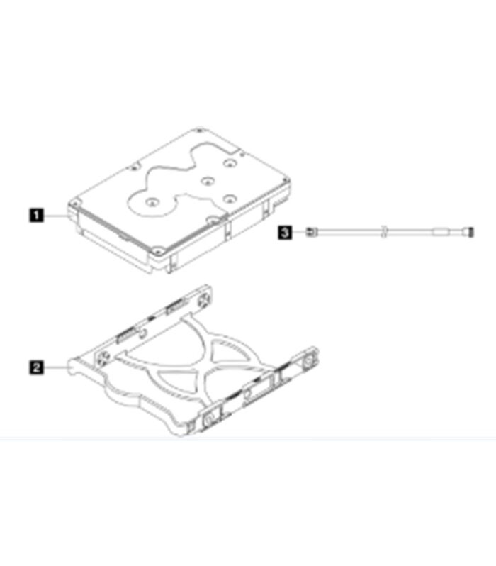 LENOVO THINKSYSTEM 4XB7A77446 ST50/ST45 SERIES 3.5 2TB 7.2K SATA6GB NON-HOT SWAP 512N HDD